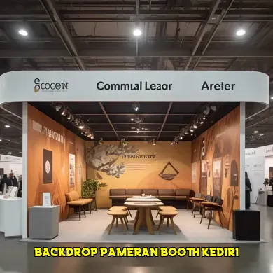 backdrop pameran booth kediri